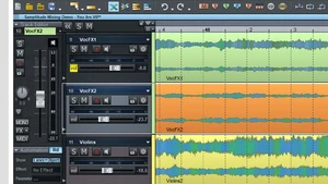 Samplitude Pro X5 track editor
